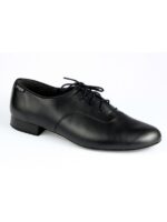 Męskie buty do tańca Akces Dance MS 02/02 – Czarna skóra matowa