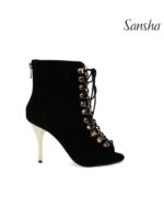 Buty do Tańca High Heels Sansha Parklane BH372364LS – Czarne Zamszowe Szpilki Taneczne