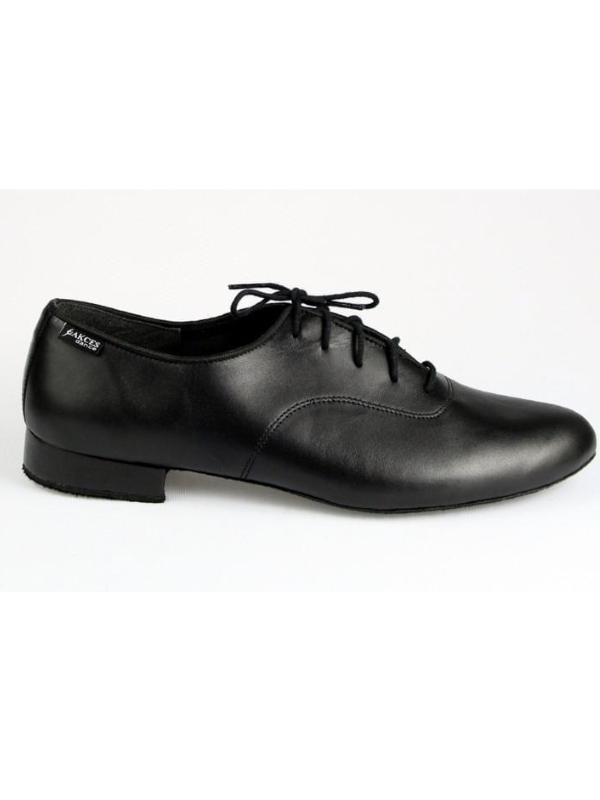 Męskie buty do tańca Akces Dance MS 02/02 – Czarna skóra matowa