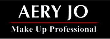 Oficjalne logo marki Aery Jo, producenta profesjonalnych kosmetyków scenicznych i tanecznych bronzerów.
