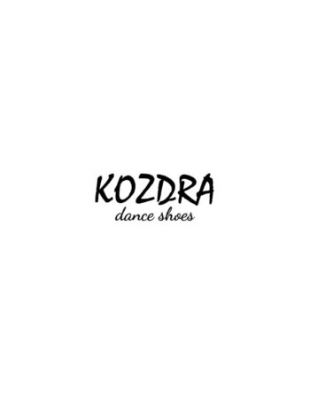 Eleganckie logo marki butów tanecznych Kozdra – ekskluzywne buty turniejowe.