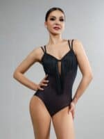 Body Damskie Grand Prix Sicilia BGL20xx – Czarne z Siateczką i Frędzlami