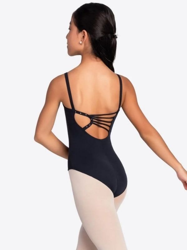 Body Dziewczęce So Danca SL175 – Taneczne-Gimnastyczne ze Zdobionymi Plecami
