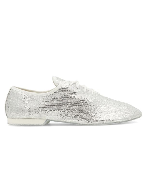 Buty do tańca jazzówki So Danca JZE79 Brokatowe Holograficzne Skórzana podeszwa