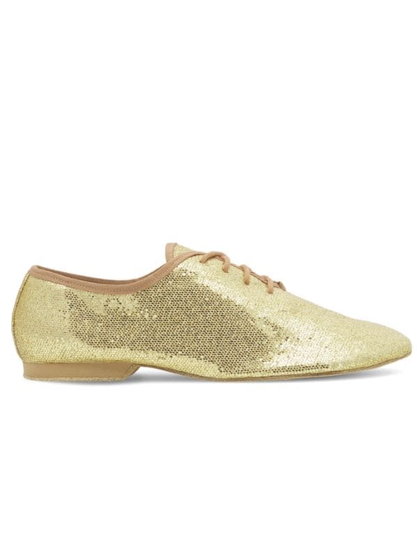 Buty do tańca jazzówki So Danca JZE79 Brokatowe Holograficzne Skórzana podeszwa