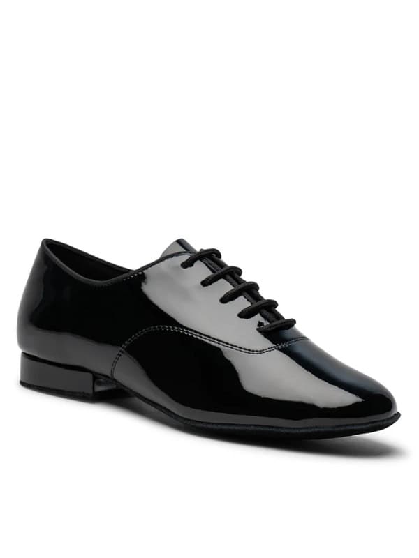 Buty Chłopięce IDS Dansport Basics – Czarne Lakierowane do Standardu