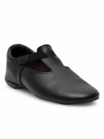 Buty Ludowe Rumpf Liz 1045 – Czarne Skórzane Charakterki niskie
