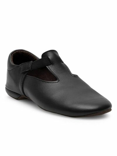 Buty Ludowe Rumpf Liz 1045 – Czarne Skórzane Charakterki niskie