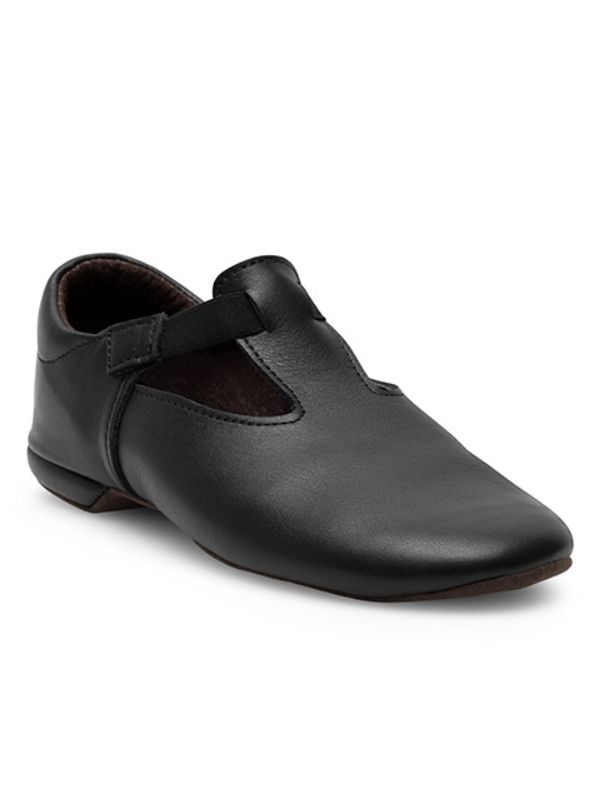 Buty Ludowe Rumpf Liz 1045 – Czarne Skórzane Charakterki niskie