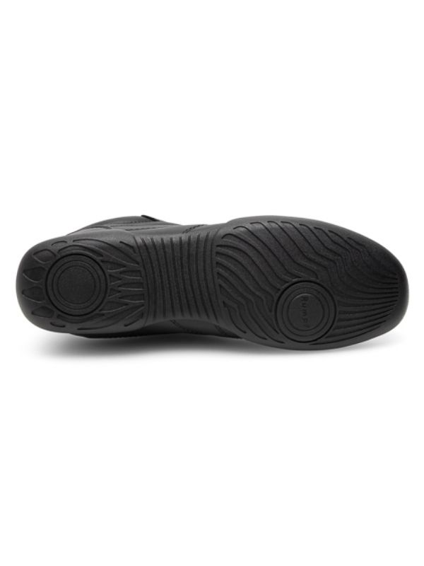 Sneakersy do Tańca Rumpf Discofox 1630 – Czarne Skórzane Buty Treningowe