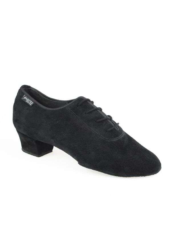 Buty Chłopięce Akces Dance CH-ML-01 – Czarne Nubukowe do Latino