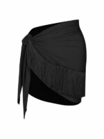 Chusta do Latino ZYM Fit Me In Wrap Skirt 24102 – Czarna Spódnica Kopertowa