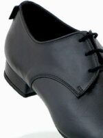 Buty Chłopięce Akces Dance CH-STD-DRB – Czarne Skórzane do Standardu