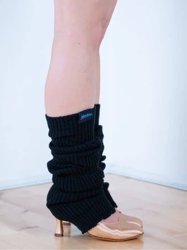 Getry Ocieplacze IDS Leg Warmers – Czarne Dzianinowe do rozgrzewki