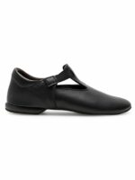 Buty Ludowe Rumpf Liz 1045 – Czarne Skórzane Charakterki niskie