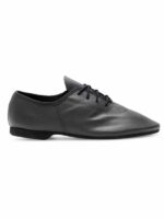 Buty do Jazzu Rumpf Basic III 1265 – Czarne Skórzane Jazzówki z Gumową Podeszwą