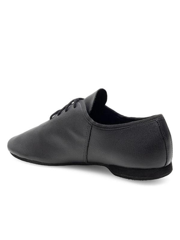 Buty do Jazzu Rumpf Basic III 1265 – Czarne Skórzane Jazzówki z Gumową Podeszwą