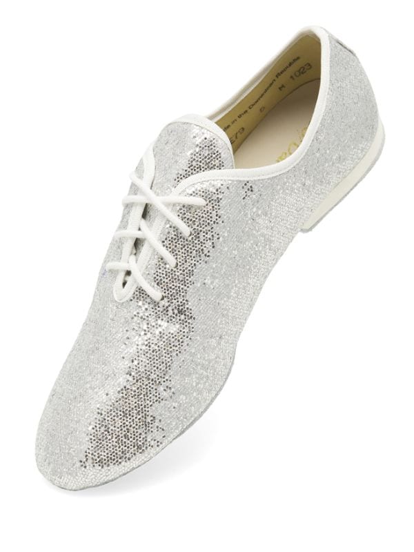 Buty do tańca jazzówki So Danca JZE79 Brokatowe Holograficzne Skórzana podeszwa