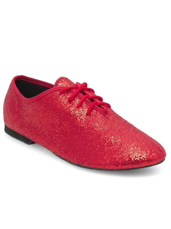 Buty do tańca jazzówki So Danca JZE79 Brokatowe Holograficzne Skórzana podeszwa