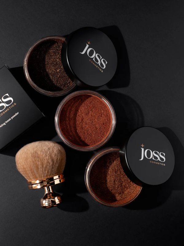 Puder Rozświetlający Joss Cosmetics Lśniący Sypki – Efekt Blasku