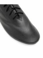 Buty do Jazzu Rumpf Basic III 1265 – Czarne Skórzane Jazzówki z Gumową Podeszwą