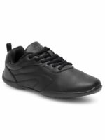 Sneakersy do Tańca Rumpf Discofox 1630 – Czarne Skórzane Buty Treningowe