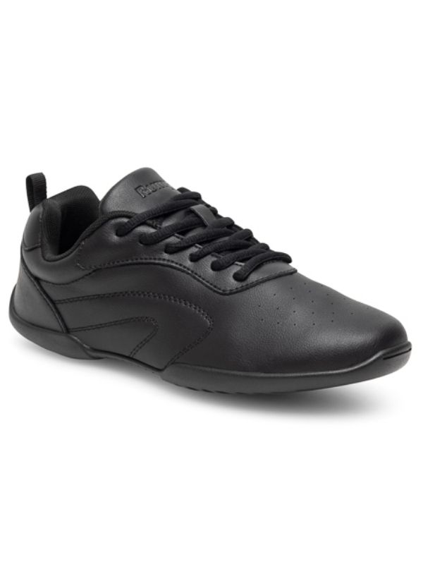 Sneakersy do Tańca Rumpf Discofox 1630 – Czarne Skórzane Buty Treningowe