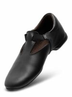 Buty Ludowe Rumpf Liz 1045 – Czarne Skórzane Charakterki niskie