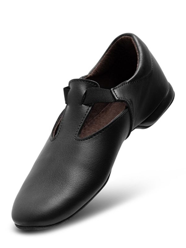 Buty Ludowe Rumpf Liz 1045 – Czarne Skórzane Charakterki niskie