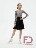 Top Dziewczęcy FD Company TP-1415 – Crop Top w Zwierzęce Motywy
