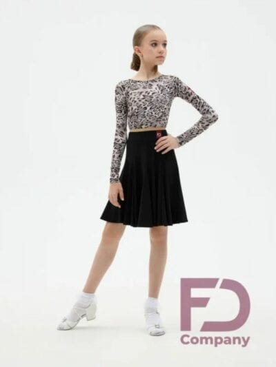 Top Dziewczęcy FD Company TP-1415 – Crop Top w Zwierzęce Motywy