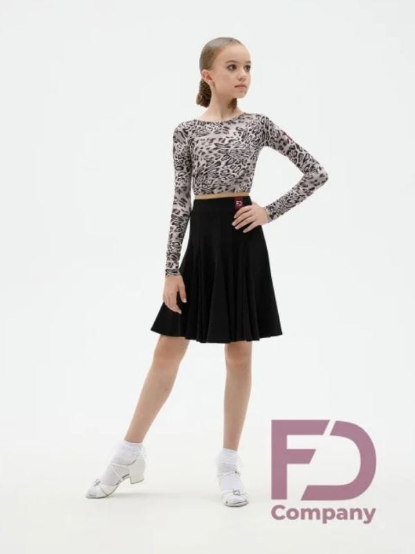 Top Dziewczęcy FD Company TP-1415 – Crop Top w Zwierzęce Motywy