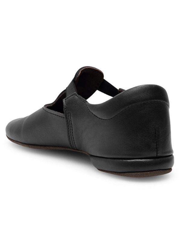 Buty Ludowe Rumpf Liz 1045 – Czarne Skórzane Charakterki niskie