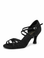 Buty do Salsy Sansha Rosa BR31007S Damskie – Satynowe Sandały Taneczne