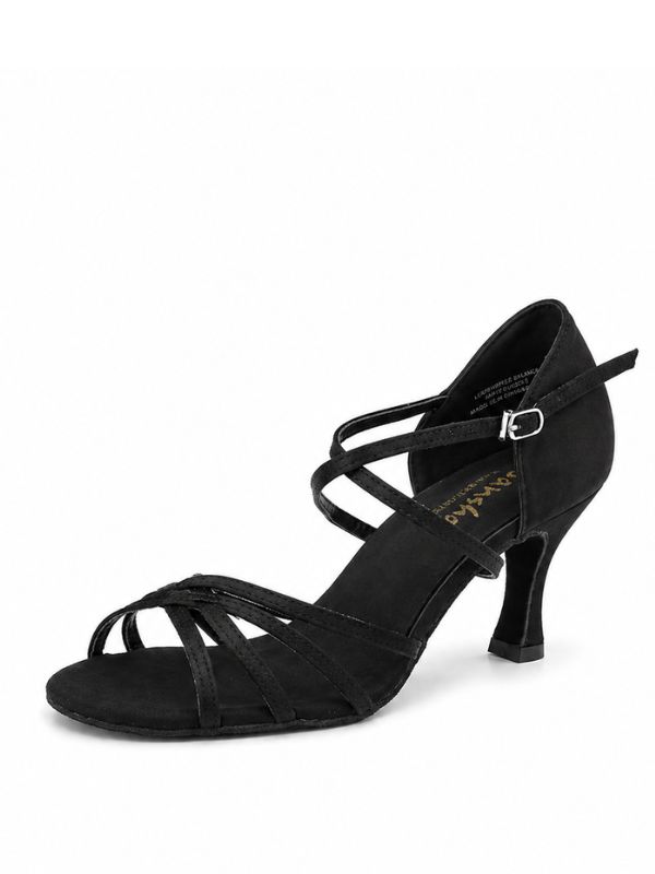 Buty do Salsy Sansha Rosa BR31007S Damskie – Satynowe Sandały Taneczne