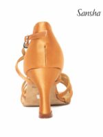 Buty do Salsy Sansha Rosa BR31007S Damskie – Satynowe Sandały Taneczne