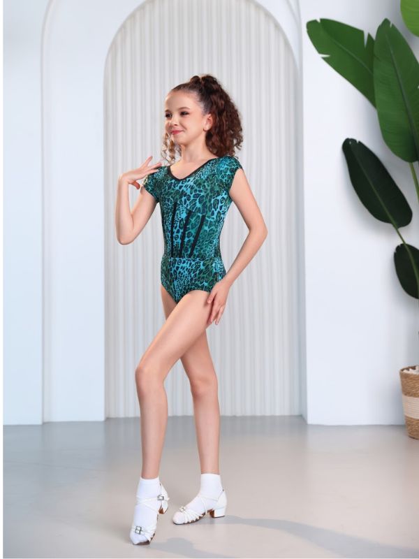 Body Dziewczęce Grand Prix Lara – Taneczne w Zwierzęce Wzory Animal Print