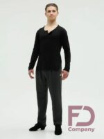 Koszulka do Latino FD Company RM-897 Męska – Czarny Shirt Treningowy