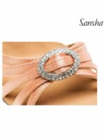 Buty do Latino Sansha Barbara BR31038S Damskie – Satynowe Sandały Taneczne