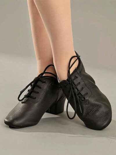Damskie skórzane buty do tańca Sansha Frivole na szerokim obcasie 3.5cm