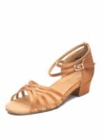 Buty Dziewczęce Sansha Marina BK13056S – Satynowe Turniejowe na Klocku