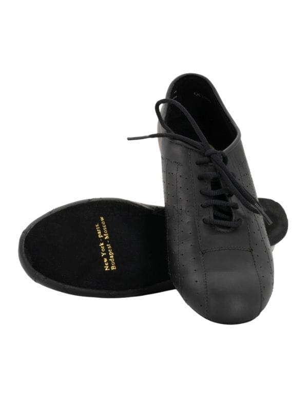 Buty Treningowe Sansha Olimpia BR16044L Damskie – Czarne Skórzane Praktisy Full-Sole