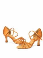 Buty do Salsy Sansha Rosa BR31007S Damskie – Satynowe Sandały Taneczne