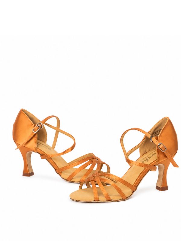 Buty do Salsy Sansha Rosa BR31007S Damskie – Satynowe Sandały Taneczne