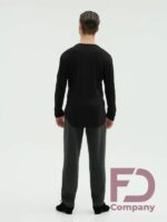 Koszulka do Latino FD Company RM-897 Męska – Czarny Shirt Treningowy