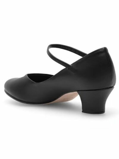 Zbliżenie na stabilny, szeroki obcas o wysokości 3,8 cm (1,5 cala) w butach charakterowych So Danca CH50