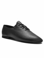 Buty do Jazzu Rumpf Basic I 1260 – Czarne Skórzane Jazzówki ze Skórzaną Podeszwą