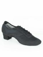 Buty do Latino Akces Dance ML-Delta Męskie – Czarne Skórzane Praktisy Treningowe