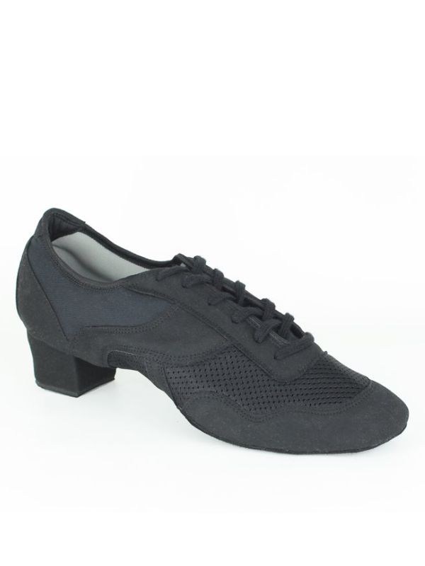 Buty do Latino Akces Dance ML-Delta Męskie – Czarne Skórzane Praktisy Treningowe