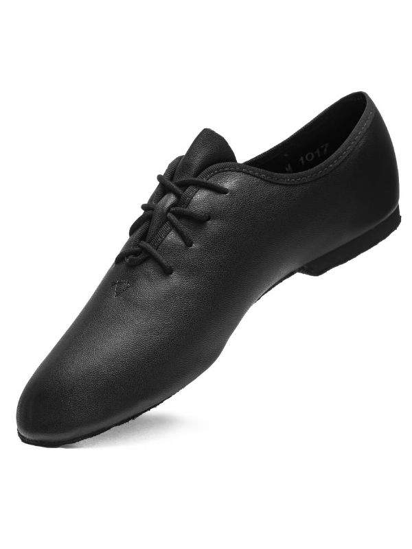 Buty do Jazzu Rumpf Basic I 1260 – Czarne Skórzane Jazzówki ze Skórzaną Podeszwą